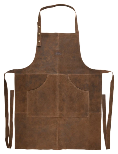Grillschürze aus Leder