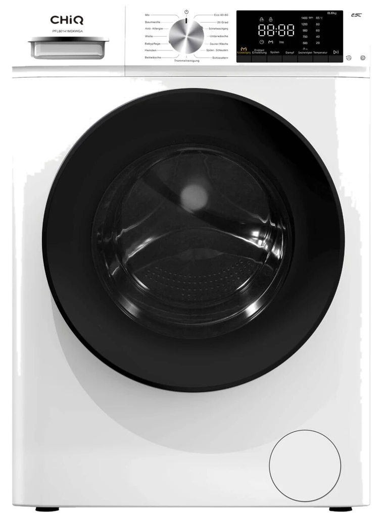 CHiQ Waschtrockner WD85WBALPOA EEK: A/D Spektrum: A bis G Waschen: 8 Trocknen