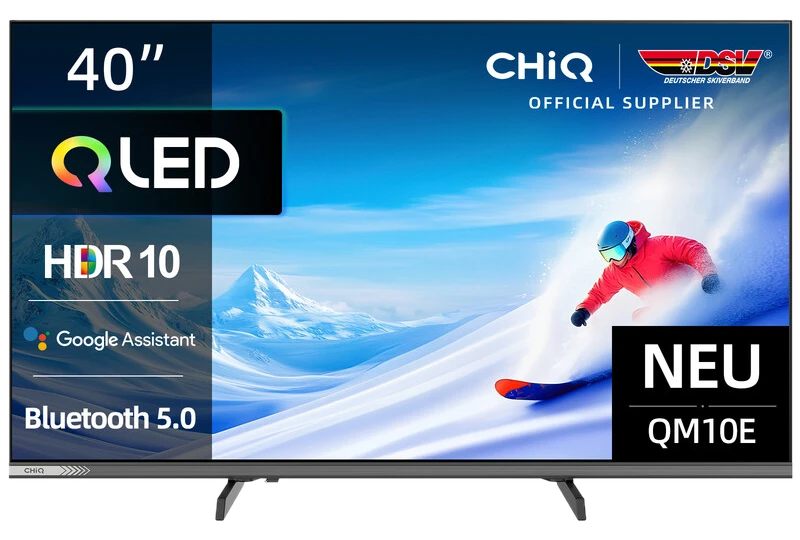 CHiQ U50QM10E 50-Zoll 4K Ultra HD QLED Smart-TV mit smartem Google TV