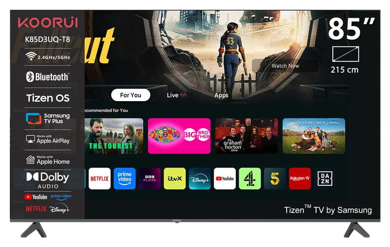 KOORUI K85D3UQ-T8, 85 Zoll – 4K QLED