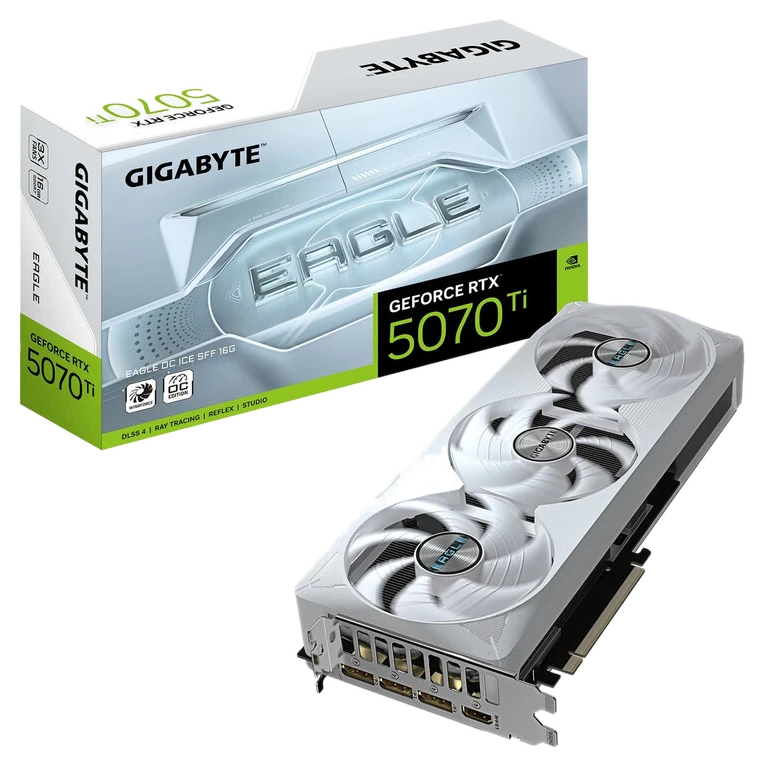 GIGABYTE GeForce RTX 5070 Ti Eagle OC ICE SFF 16 GB