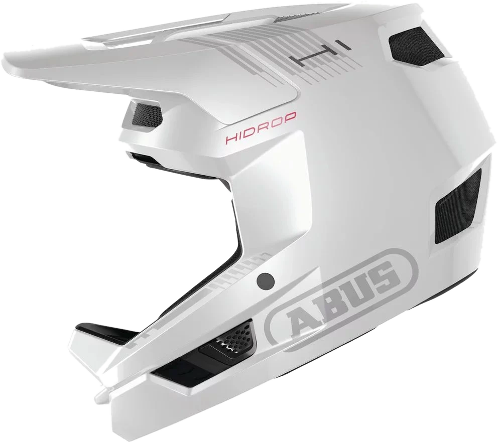 ABUS HiDrop shiny white M Fahrradhelm