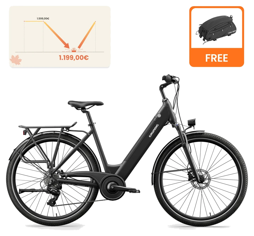 Produktdarstellung GRUNDIG ECB28 E-Bike 2026er Neuauflage