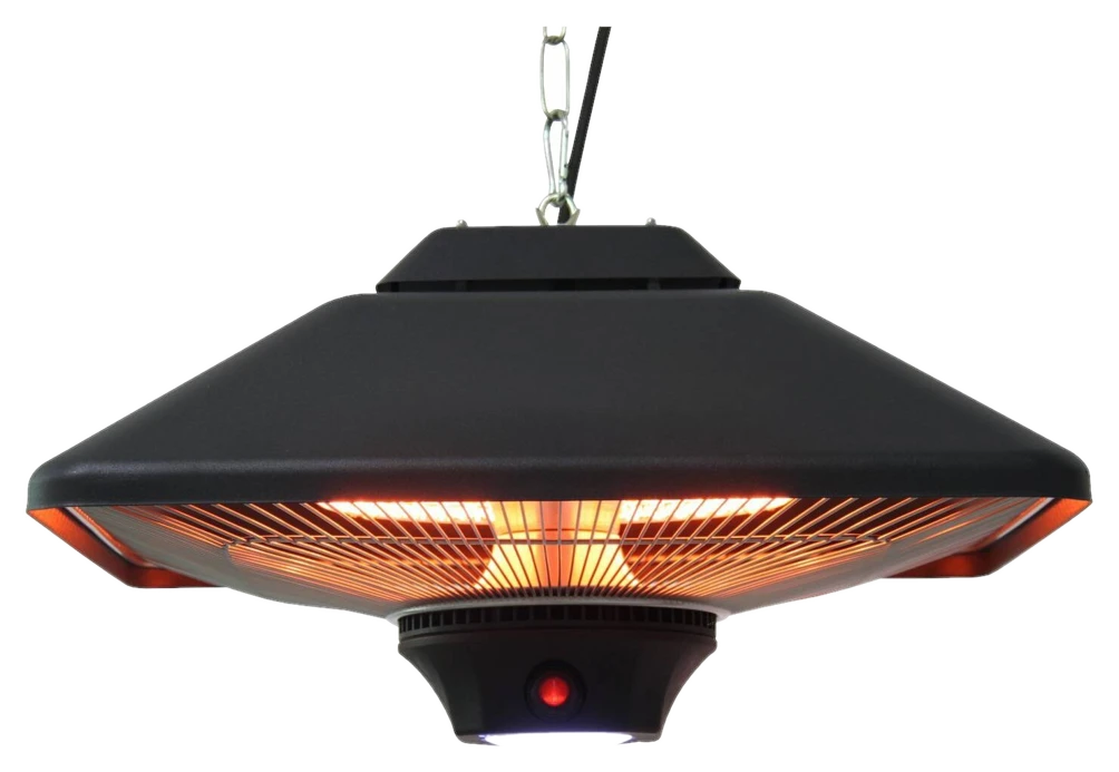 Outsunny Deckenheizstrahler 842-062 mattschwarz ca. 2000 W