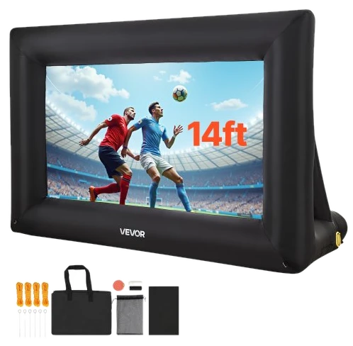 VEVOR aufblasbare Filmleinwand Projektion Beamer Leinwand aus 600D