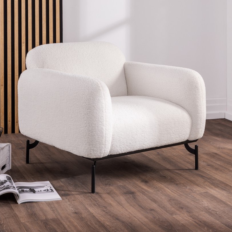 Hardin 1fachgut Sofastuhl mit Rückenlehne – ca. 78 x 88 x 79 cm