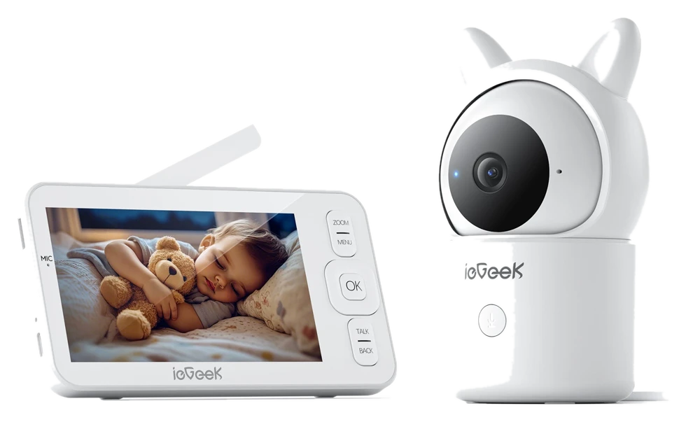ieGeek-DE ieGeek Babyphone Baby 7 – 1 Kamera + 1 Monitor