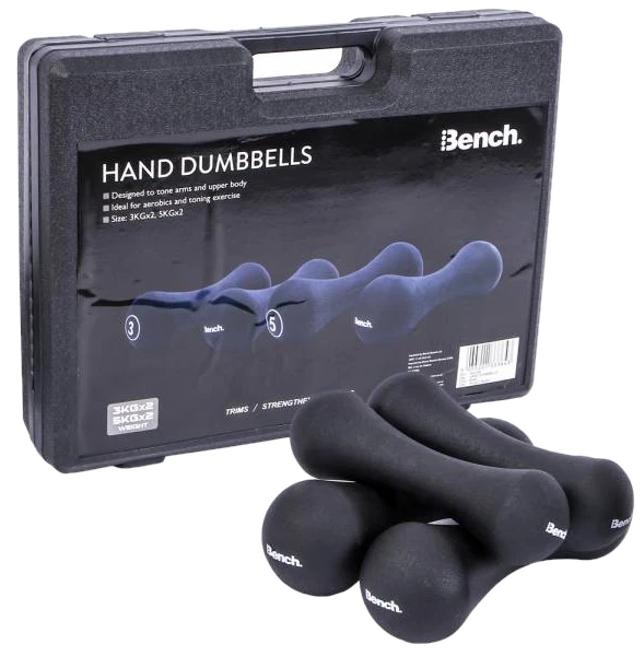Bench Hantelset mit Koffer 2 x 3 kg und 2 x 5 kg BS2306