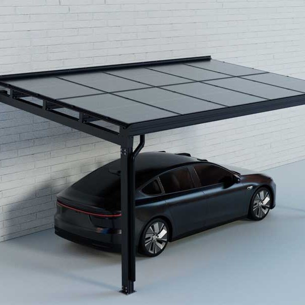 woodstore24 Carport Modular mit Wandanschluß