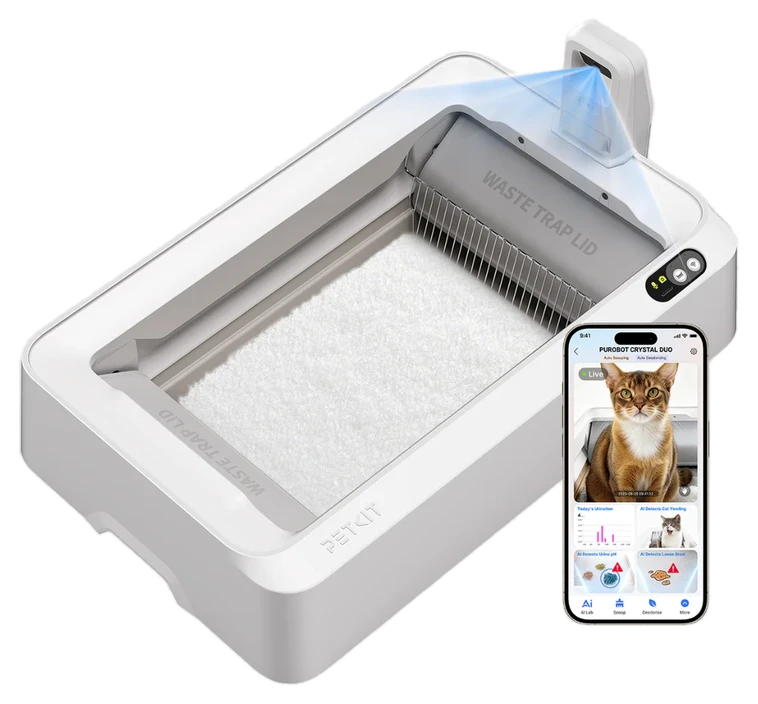 PETKIT PUROBOT CRYSTAL DUO – Freihändige Reinigung bis zu 30 Tage