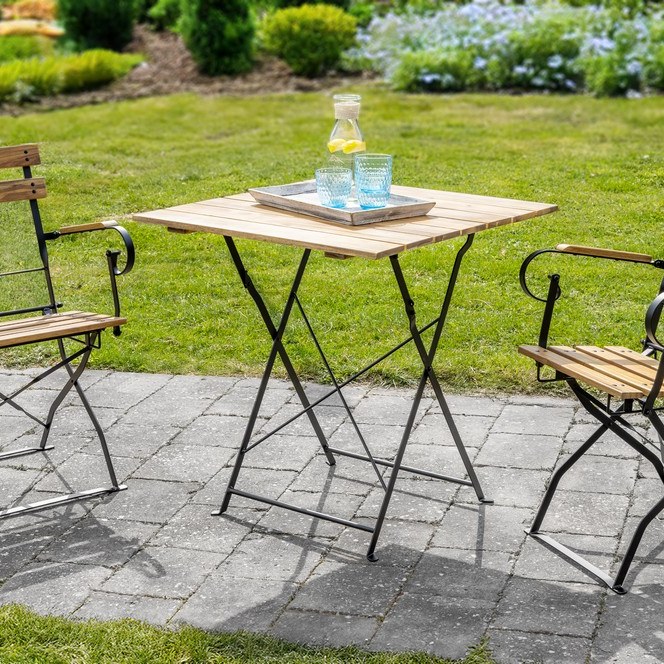 CHILLROI Bistroset Outdoor-Klappstuhl-Set 3tlg