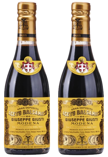 Giuseppe Giusti G. Giusti Balsamico-Essig aus Modena g.g.A. »Quarto Centenario«. 2er Sparset
