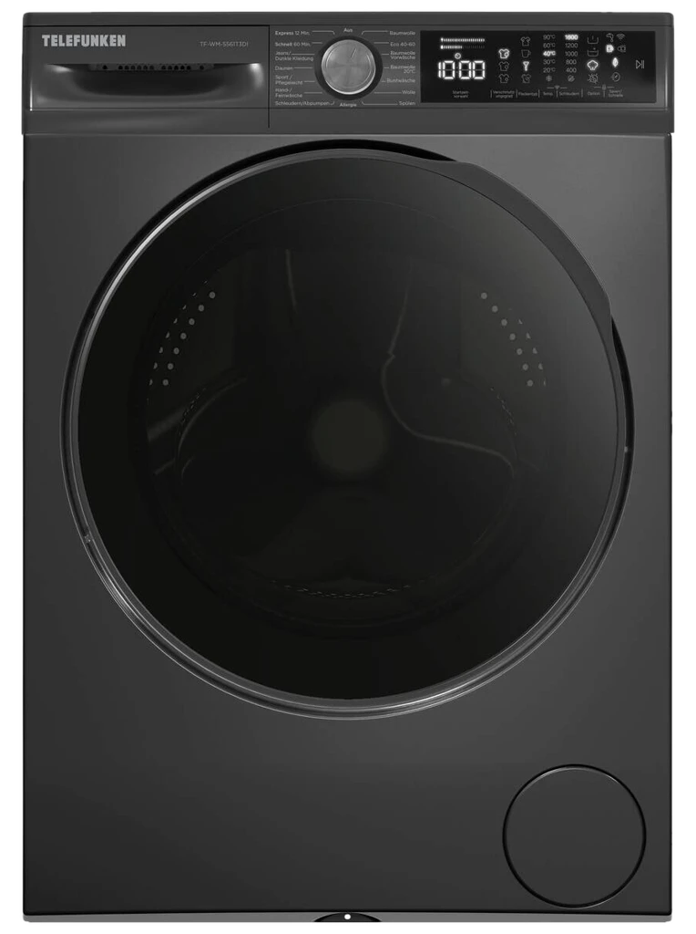Telefunken Waschmaschine TF-WM-5561T3 dark Inox ca. 80 kg