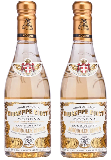 Giuseppe Giusti Balsamicoessig Giusti Agrodolce bianco, 2er-Set