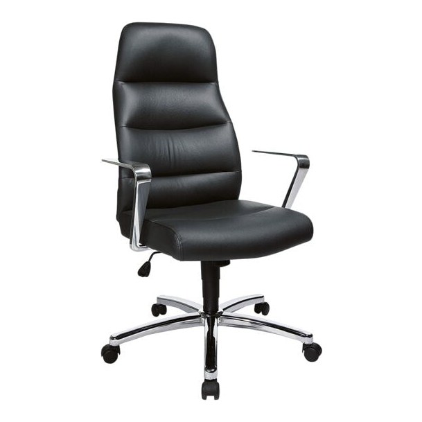 Topstar Leder-Chefsessel »Chairman 70« mit Armlehnen silber