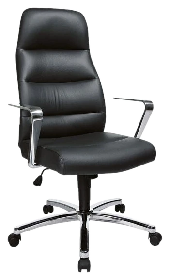 Topstar Leder-Chefsessel »Chairman 70« mit Armlehnen silber
