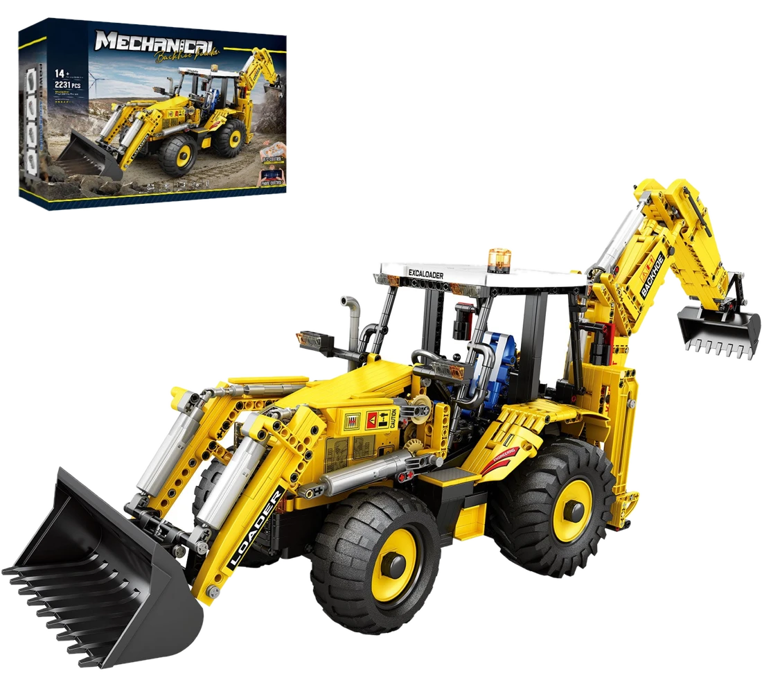 Brickithappen RC Loader Excavator Building Blocks 22018