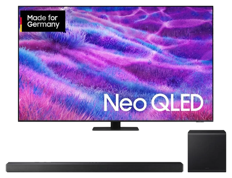 Bundle-Angebot Samsung Neo QLED TV GQ100QN80F & Soundbar HW-QS710GF