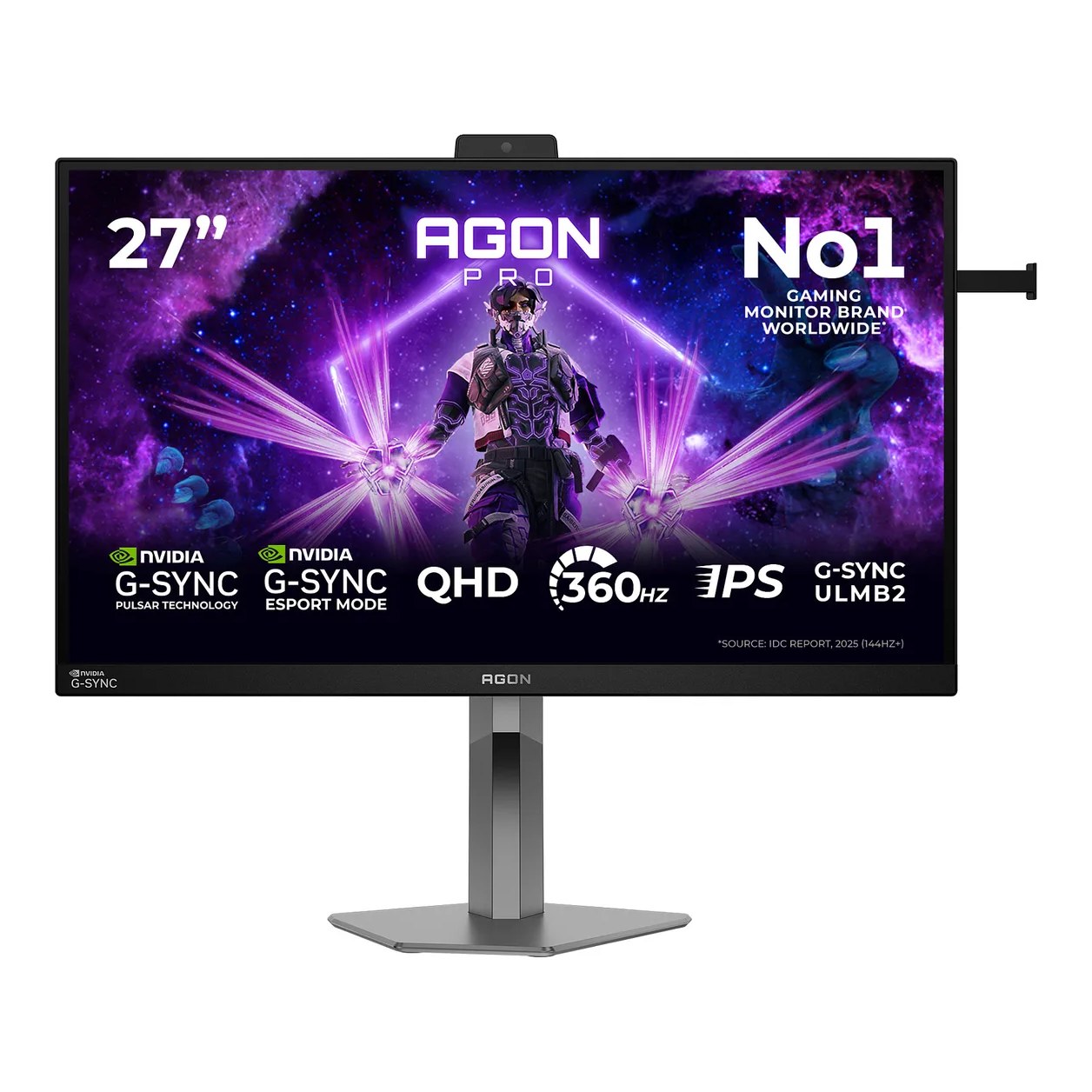 AOC AGON PRO AG276QSG2 27 Zoll WQHD Fast-IPS 360Hz Gaming Monitor schwarz