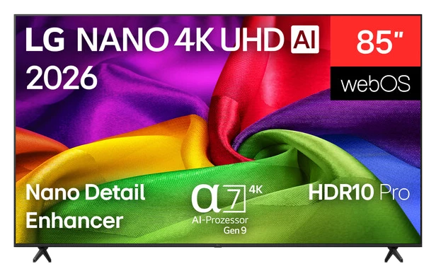 LG 85 Zoll 4K NANO UHD AI TV