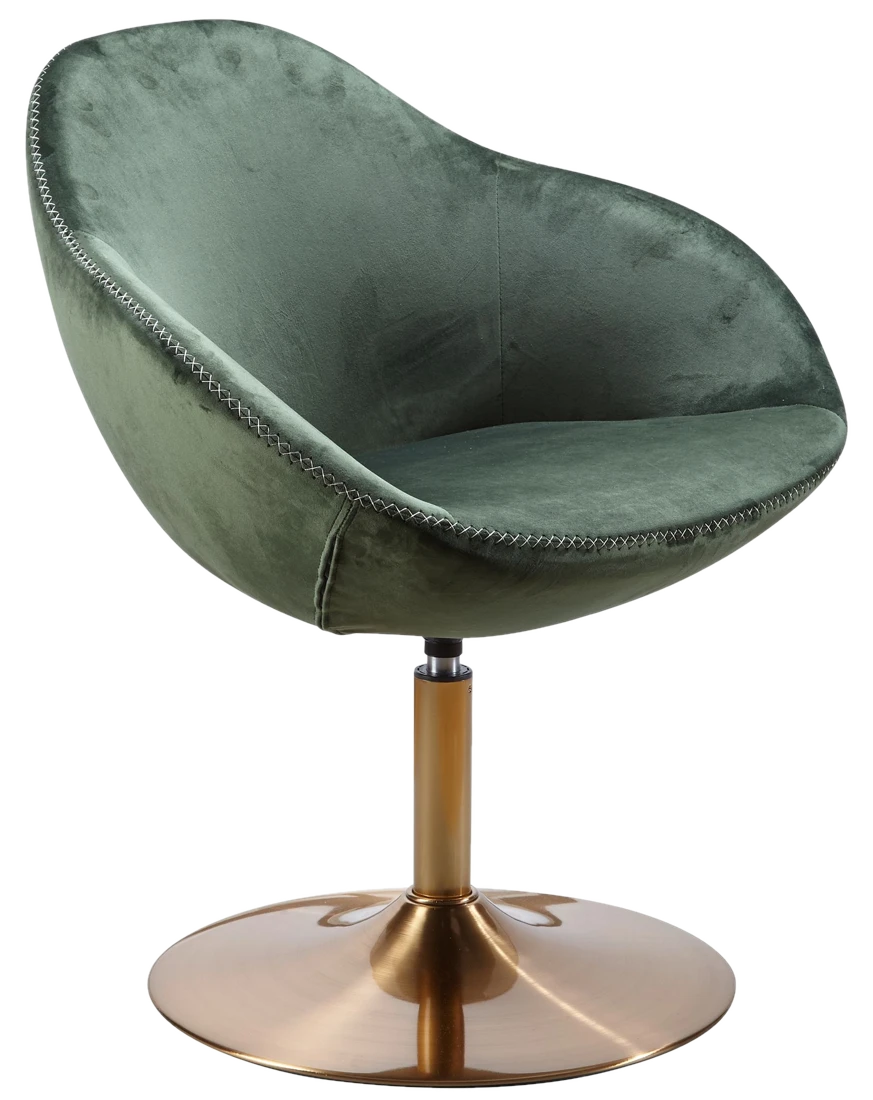FineBuy Loungesessel SIRAN 70 x 79 x 70 cm Design Drehstuhl