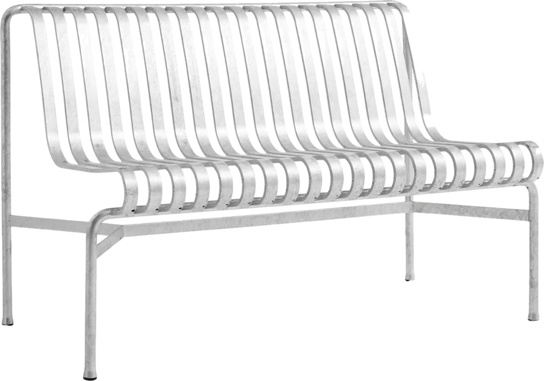 Gartensofas und -bänke Palissade Gartenbank mit Rückenlehne