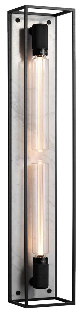 Buster + Punch Caged Wall X-large LED Marmor weiß