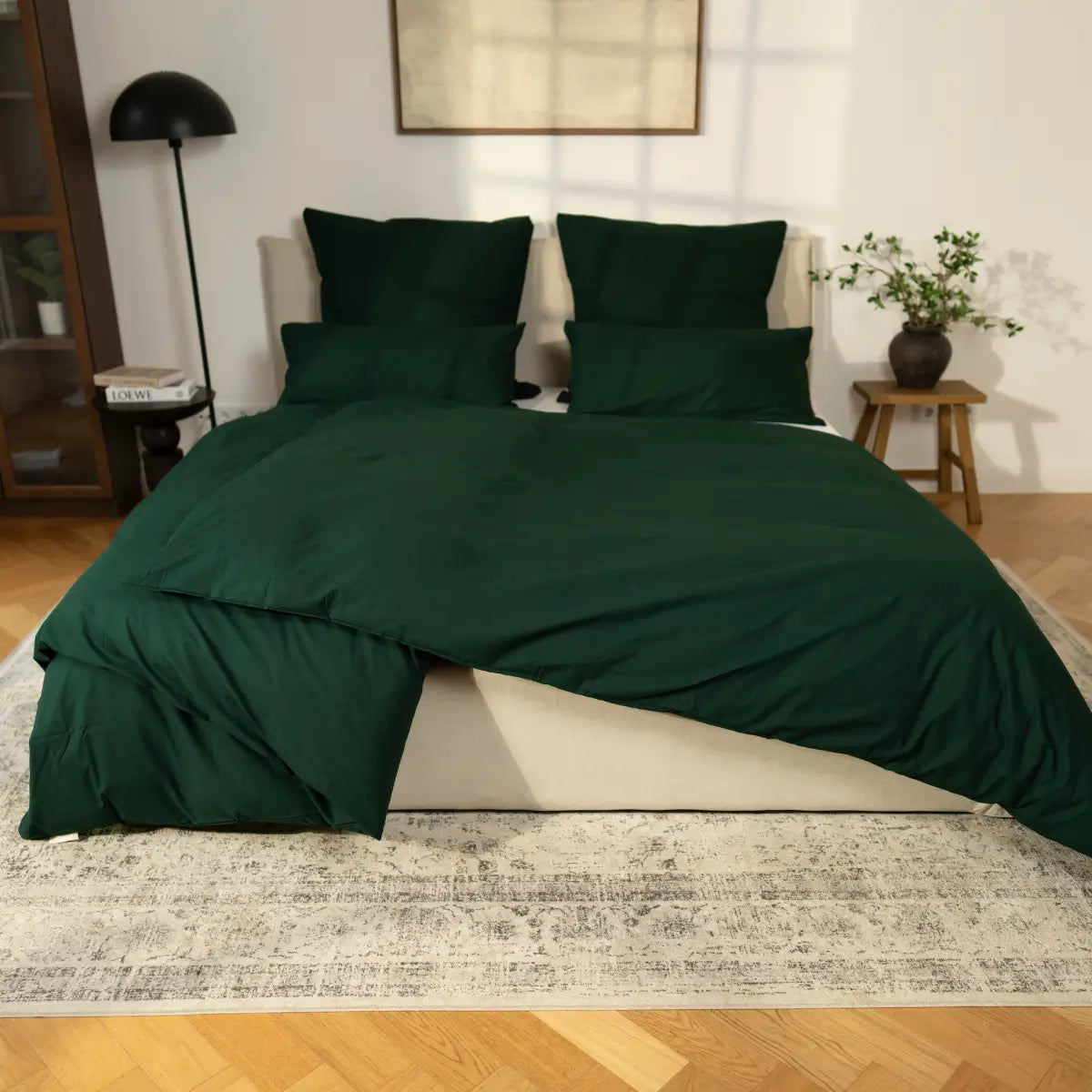 LuxeCosy GOTS Renforcé Bettwäsche Set, 155 x