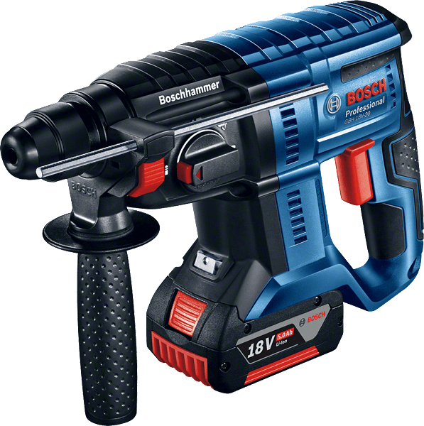 Bosch Professional GBH 18V-20 L-Boxx + 2Akku Akku-Bohrhammer