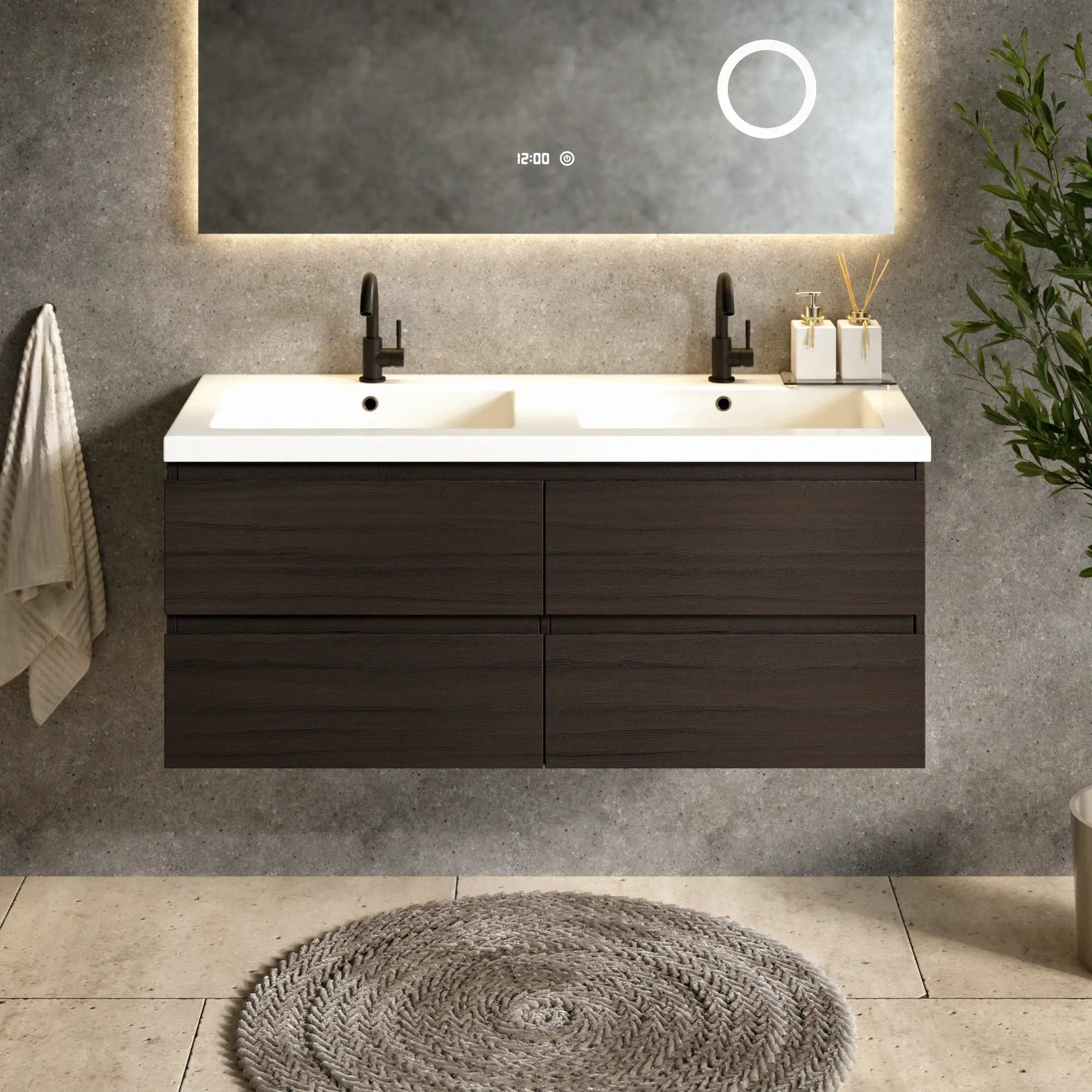 Mirlux Badezimmermöbel Asora – 120 cm