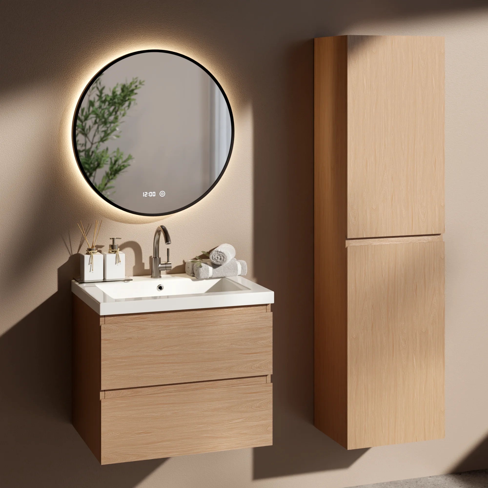 Mirlux Badezimmermöbel Set Amara – 60 cm