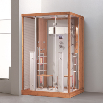 K016 Dampfdusche Arizona inkl. Infrarotsauna 145x90cm