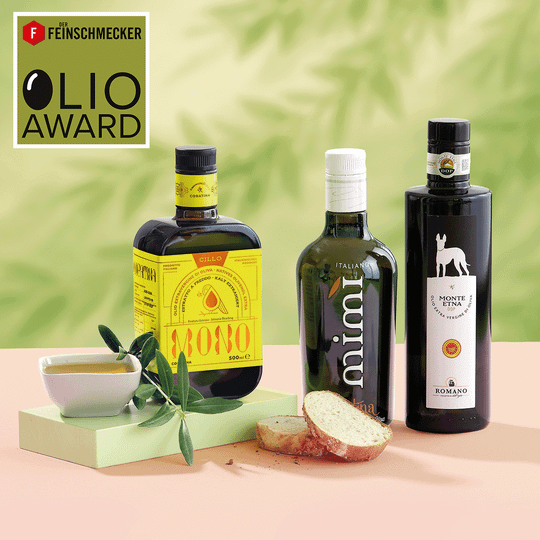 CILLO CONSERVA VINCENZO Olivenöl 3er-Set – 1. Platz »mittelfruchtig« und 1. Platz »leicht fruchtig«