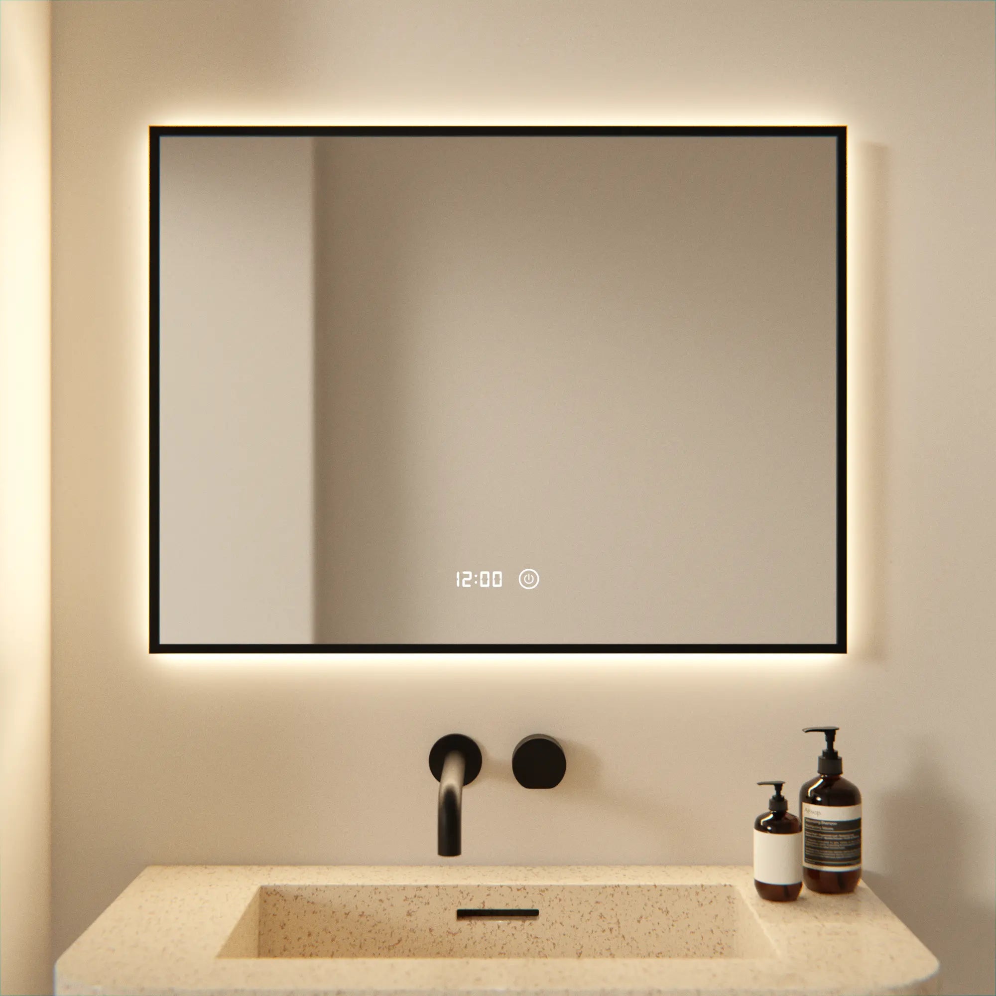 Mirlux Badezimmerspiegel – 80x60 cm