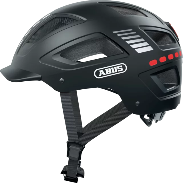 ABUS HYBAN 2.0 LED signal black M Fahrradhelm