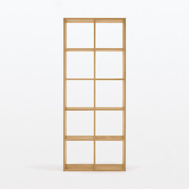 MUJI Stapelbares Regal – Set 5 x 2, Eiche 2