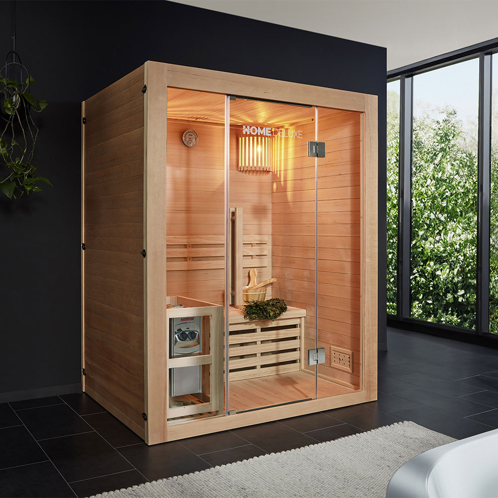 Home Deluxe Traditionelle Sauna SKYLINE L, 150 x