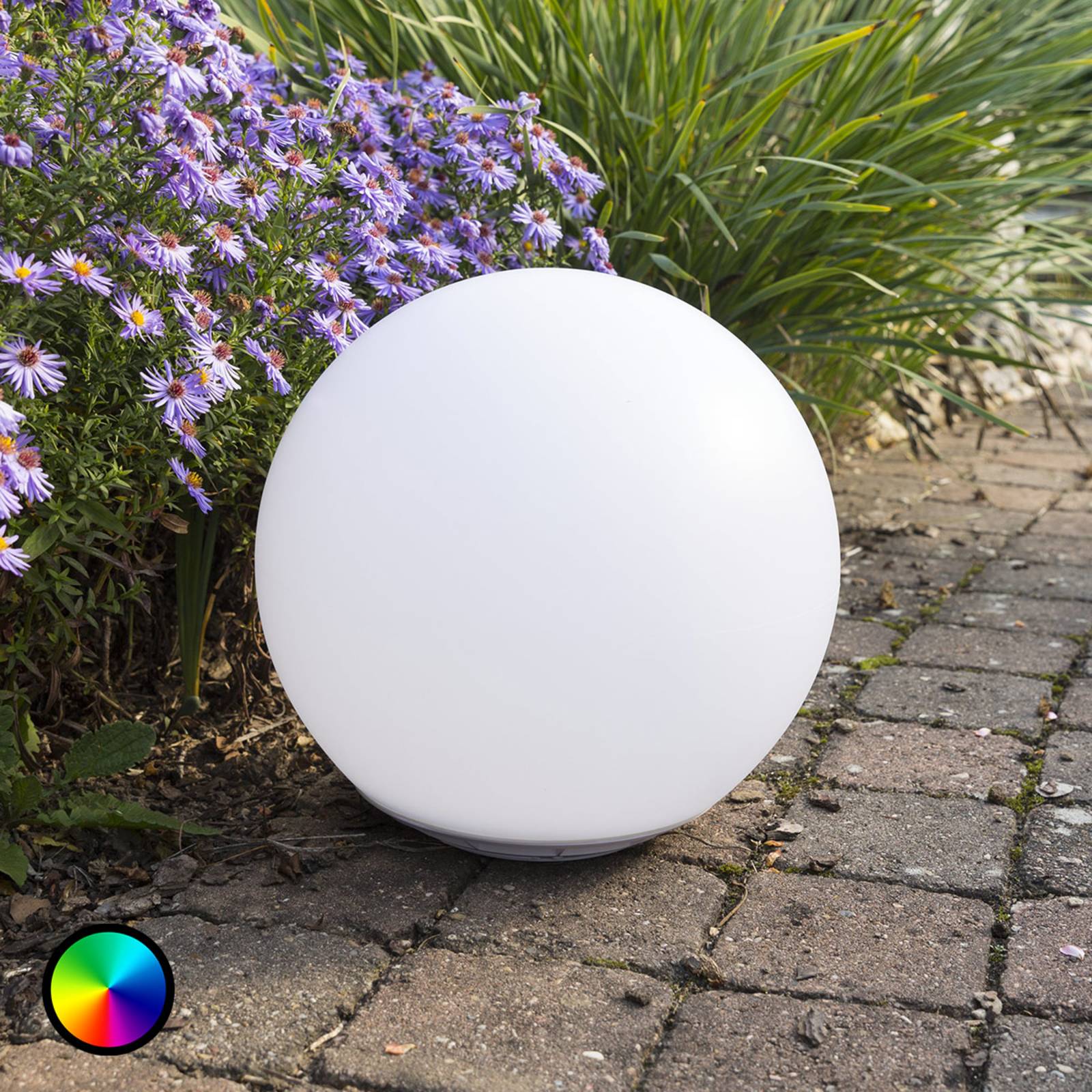 Heitronic Schwimmfähige Solar-LED-Leuchtkugel Globo