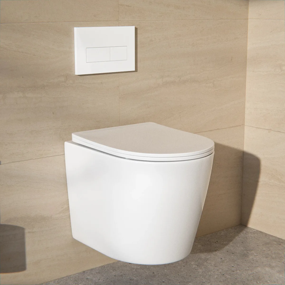 Mirlux Hängendes WC Varo – Randlos – Soft-Close-Sitz