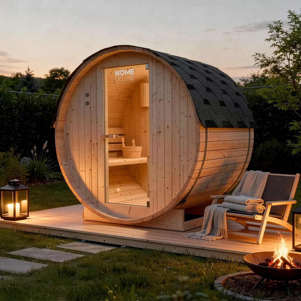 Home Deluxe Outdoor Fasssauna LAHTI M