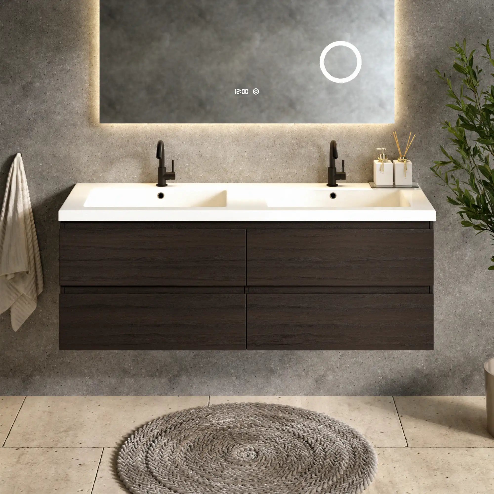 Mirlux Badezimmermöbel Arato – 140 cm
