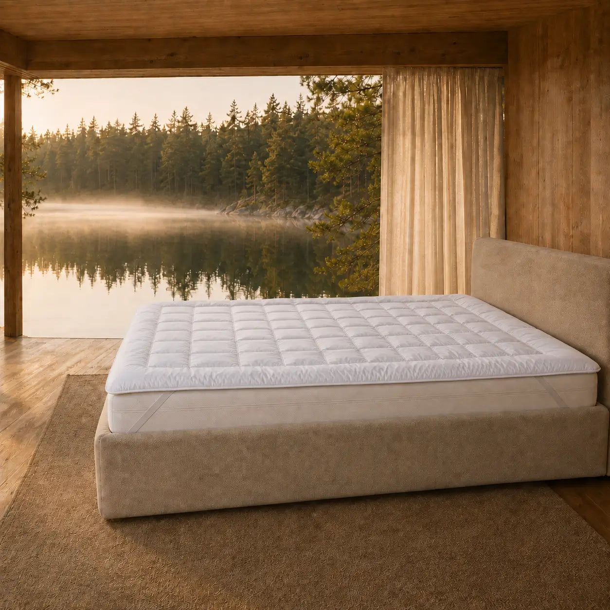 LuxeCosy Tencel Matratzenauflage – 80x200 cm