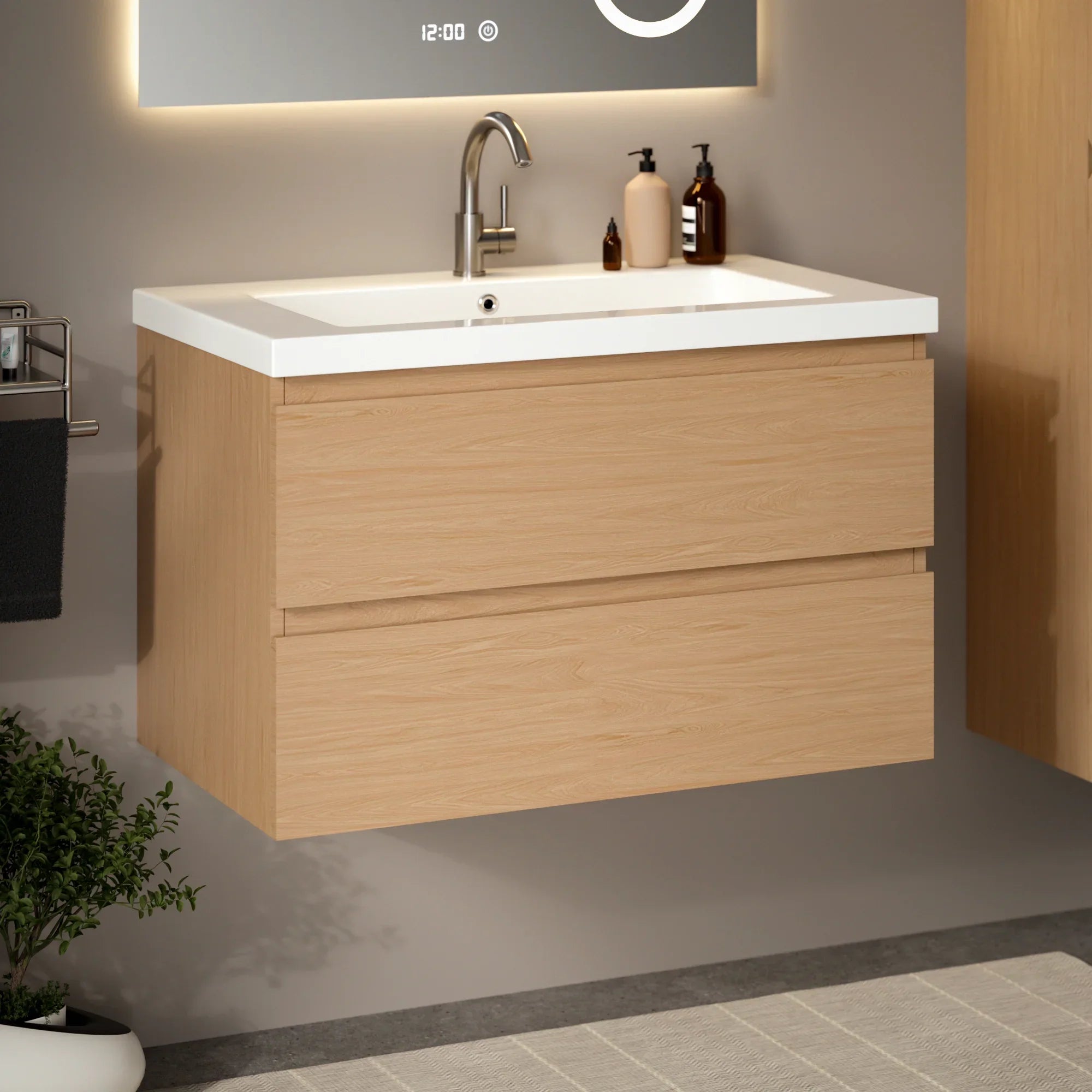 Mirlux Badezimmermöbel Sova – 80 cm