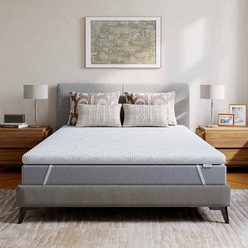 【Kühlendes Gel】Novilla Gel-Memory-Schaum Matratzentopper 90x200, 5 cm Höhe