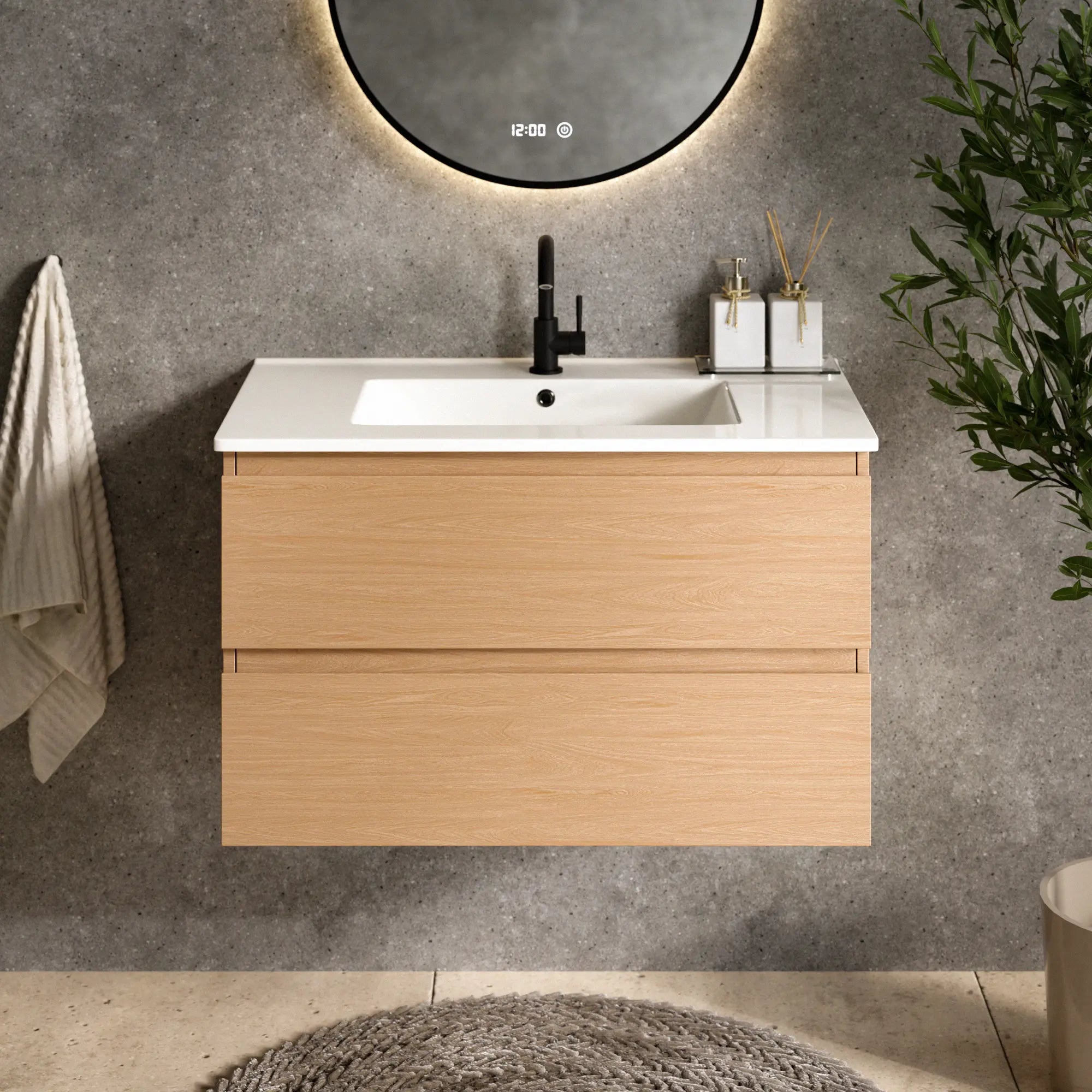 Mirlux Badezimmermöbel Luma – 80 cm