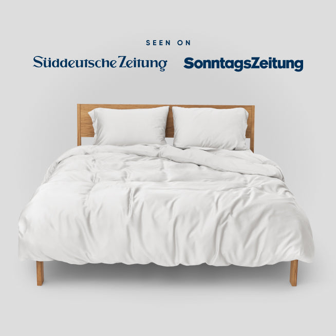 Bearaby EU Second Skin Duvet Cover – Cloud White / 135 x 200 cm