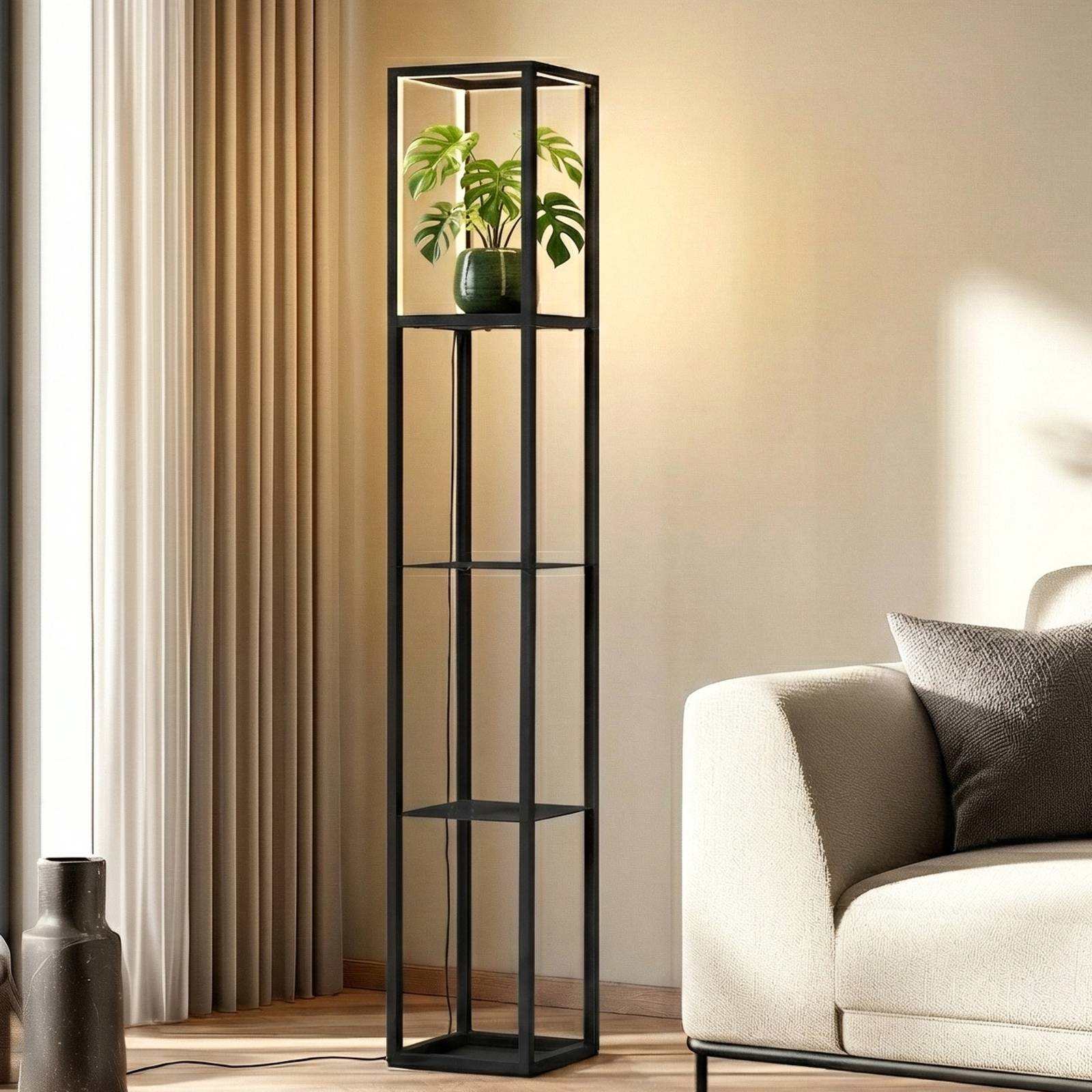 Lindby LED-Stehleuchte Birta