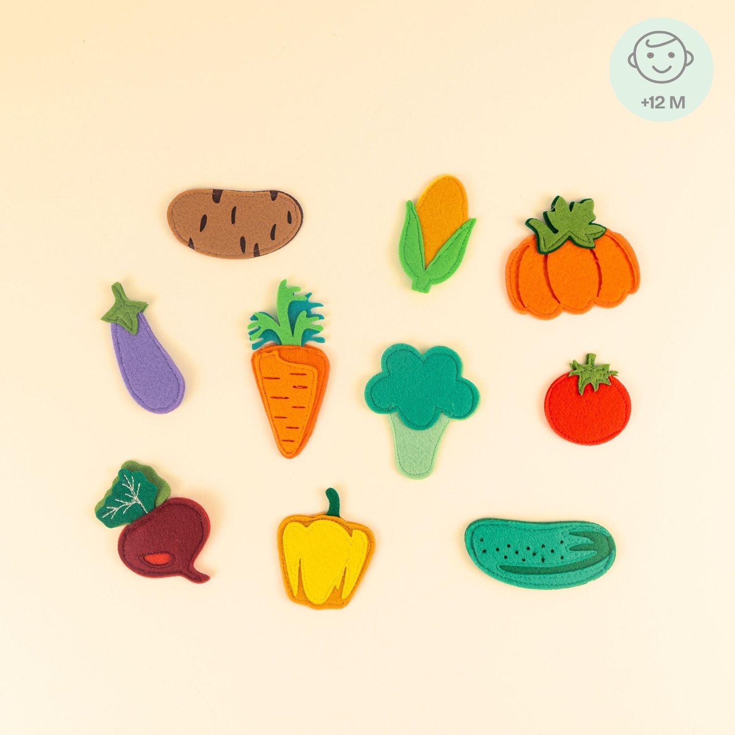 Jolly Designs Buntes Gartengemüse – für Kaufladen und Spielküche