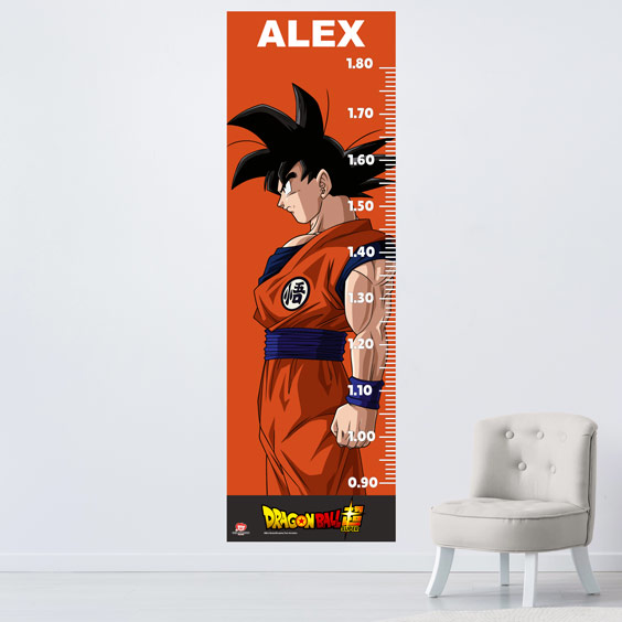 Stikets Personalisierte Messlatte von Dragon Ball